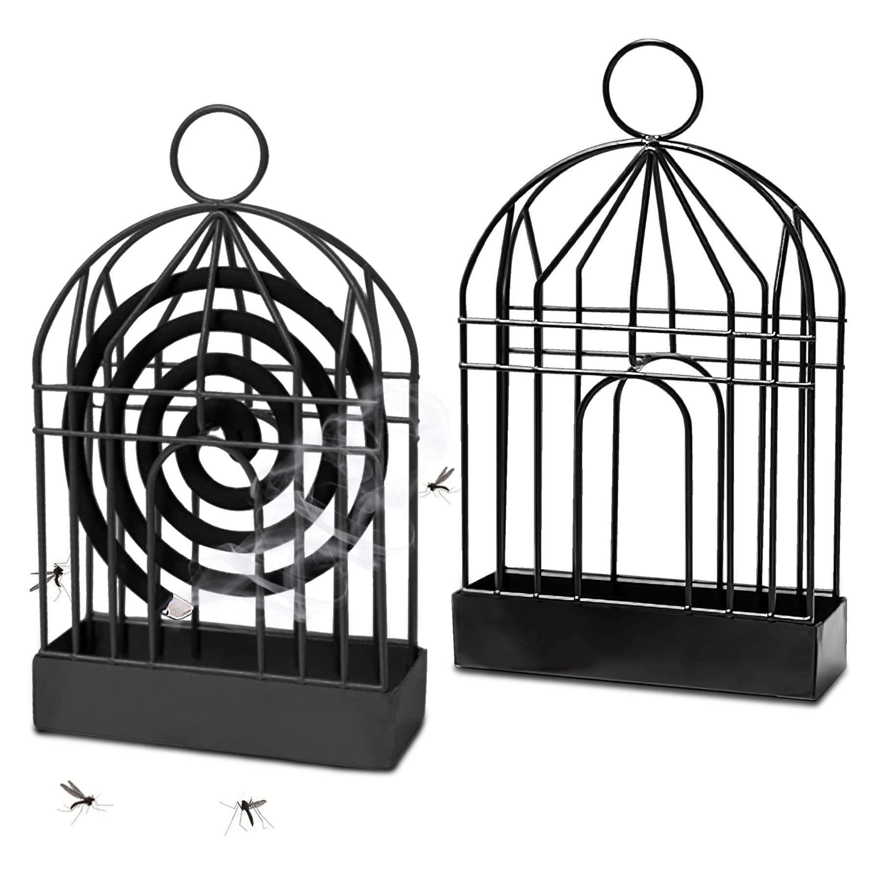 Tulsi Holy Basil - Mosquito Coil Holder Metal Wierookhouder Retro