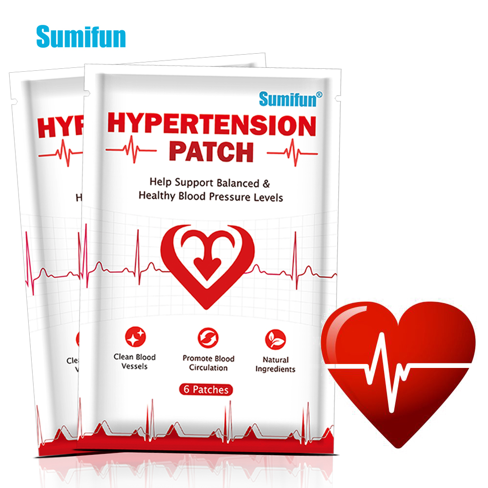 Herbal Zone - Sumifun 6 Stuks Hypertensie Patches Kruidenextract