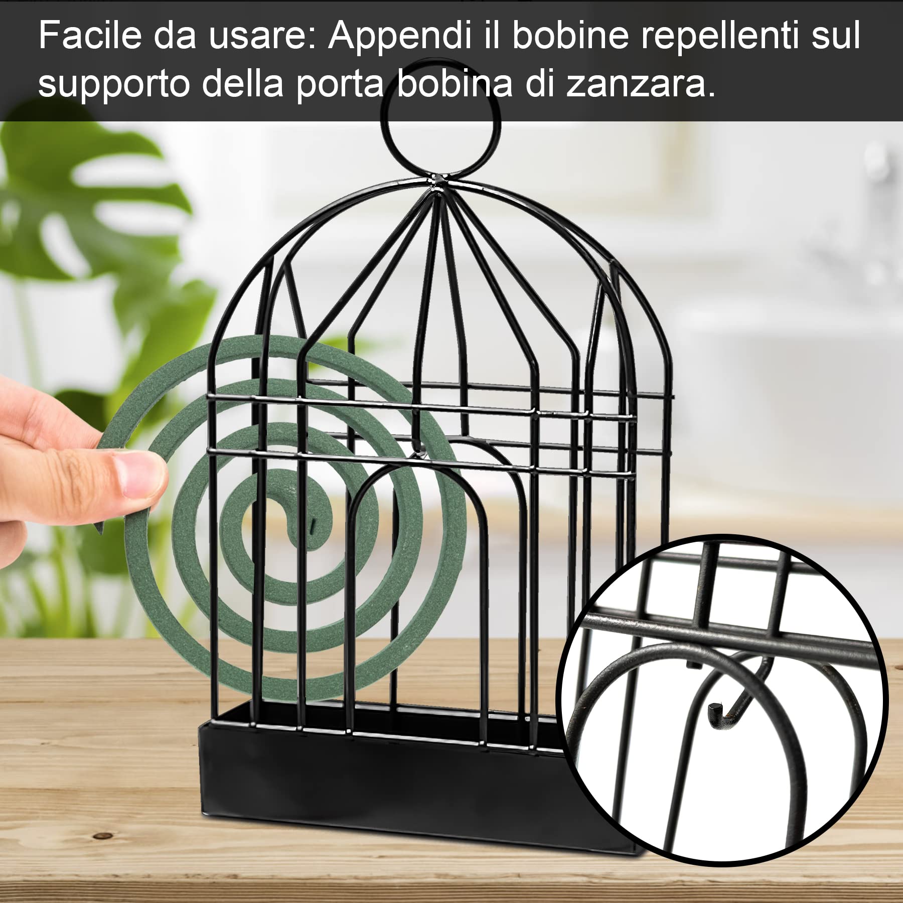 Mosquito Coil Holder Metal Wie - Tulsi Holy Basil recensie en prijs