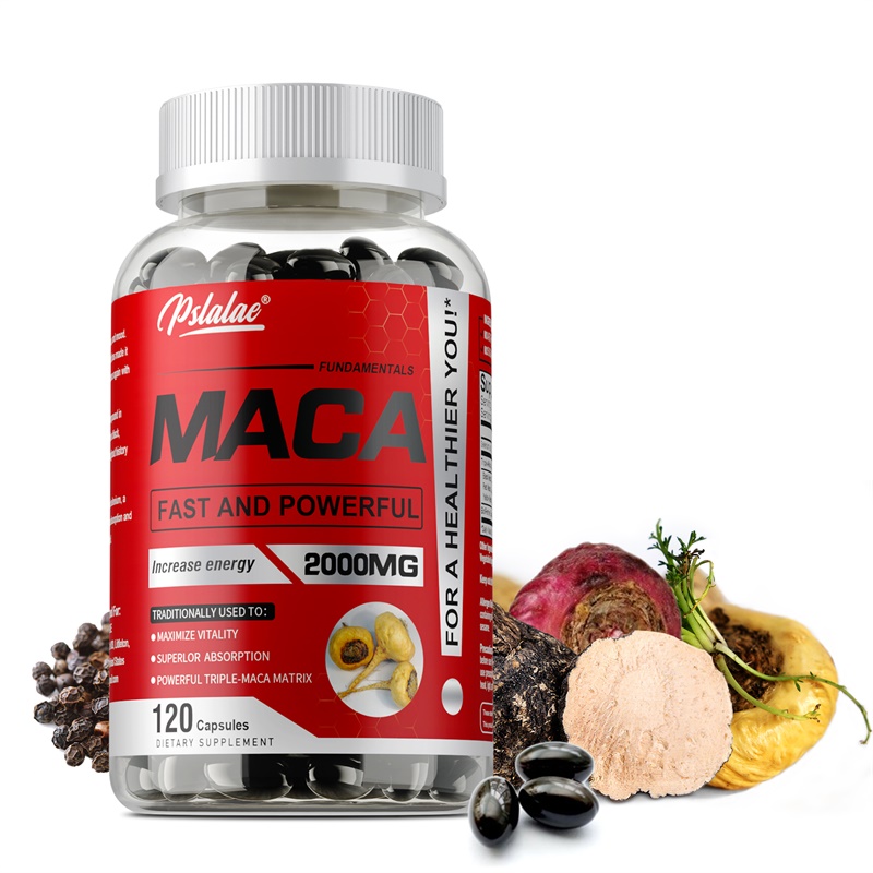 Maca Root-capsules - verbetert - Tulsi Holy Basil recensie en prijs