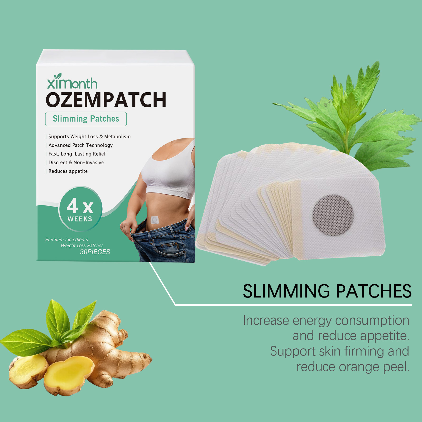 Ximonth Body Shaping Patches V - Herbal Zone recensie en prijs